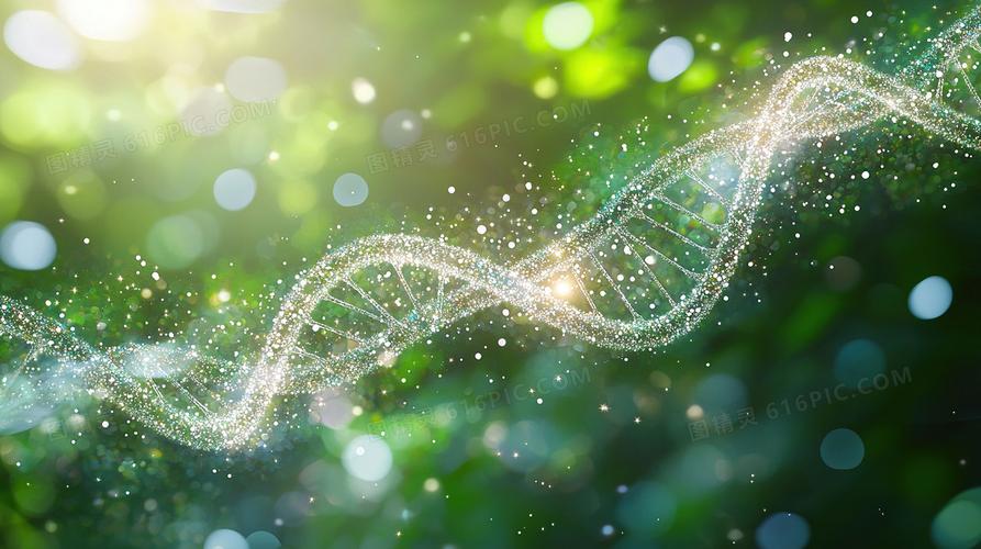 医疗科技生物dna基因链分子背景